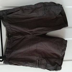 Black / Dark Gray Rugged Trails Cargo Shorts